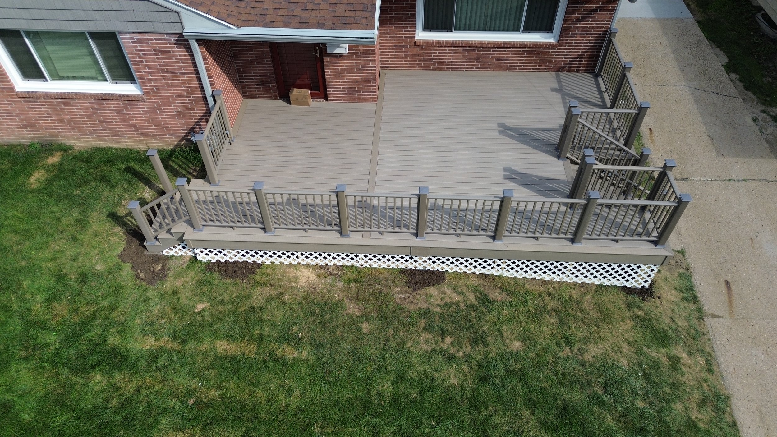 newly built deck in waukee adel iowa