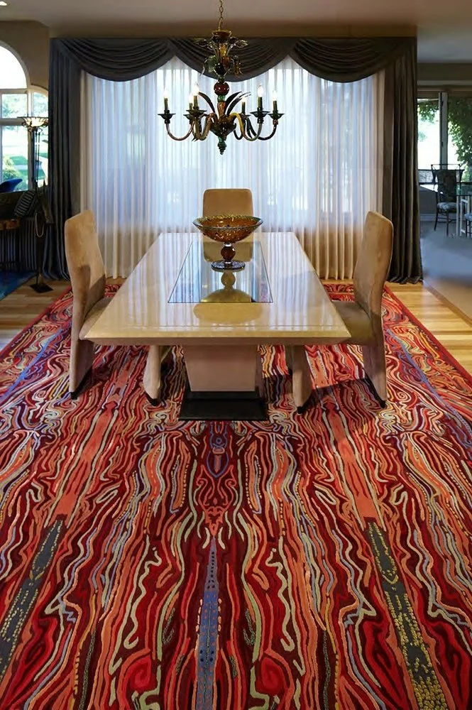 Custom Hushcha Area Rug