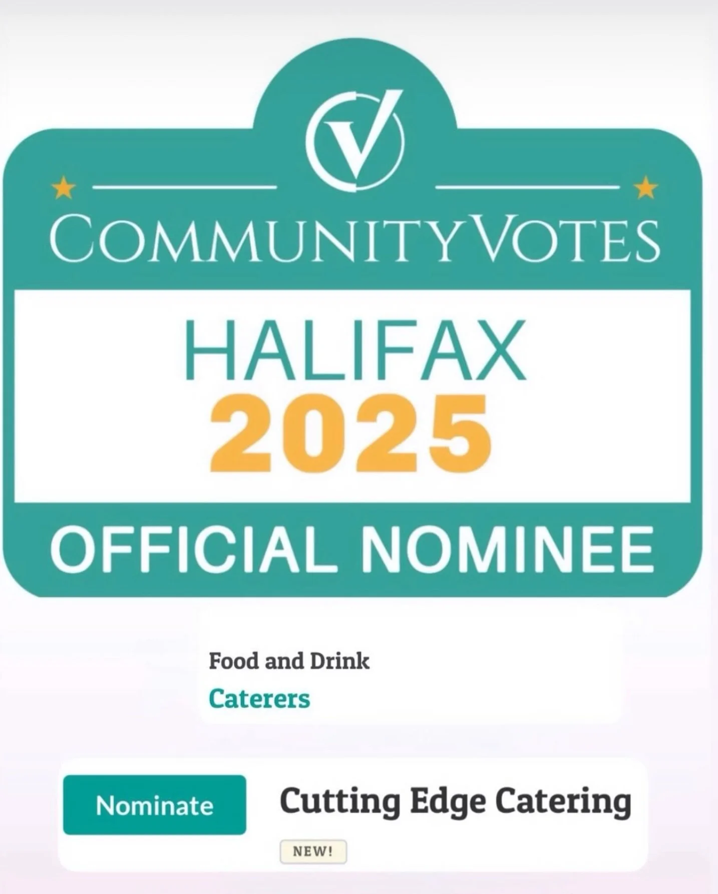 ✨Thank you HRM community for the nomination ✨

We&rsquo;re proud to share that we&rsquo;ve been nominated for Halifax community votes 2025! &mdash; a reflection of the passion, care, and creativity we bring to every event.
If our service has made you
