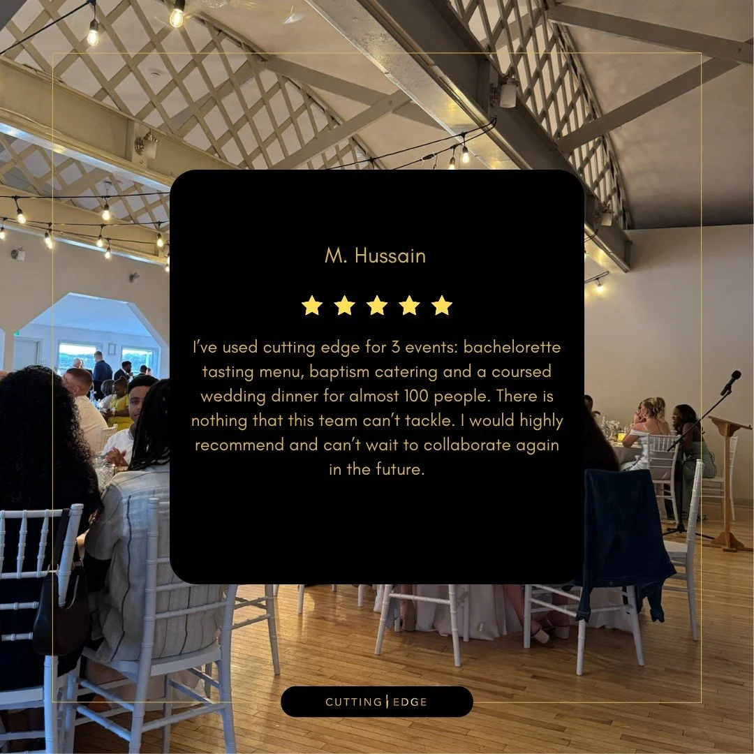 The sweetest part of our job? Hearing about your experience. ☺️
Your messages, your reactions, your kind words is what fuel us. 
Thank you for choosing Cutting Edge to be part of your moments. We love cooking for you!!

#CuttingEdgePrivateChef  #Happ