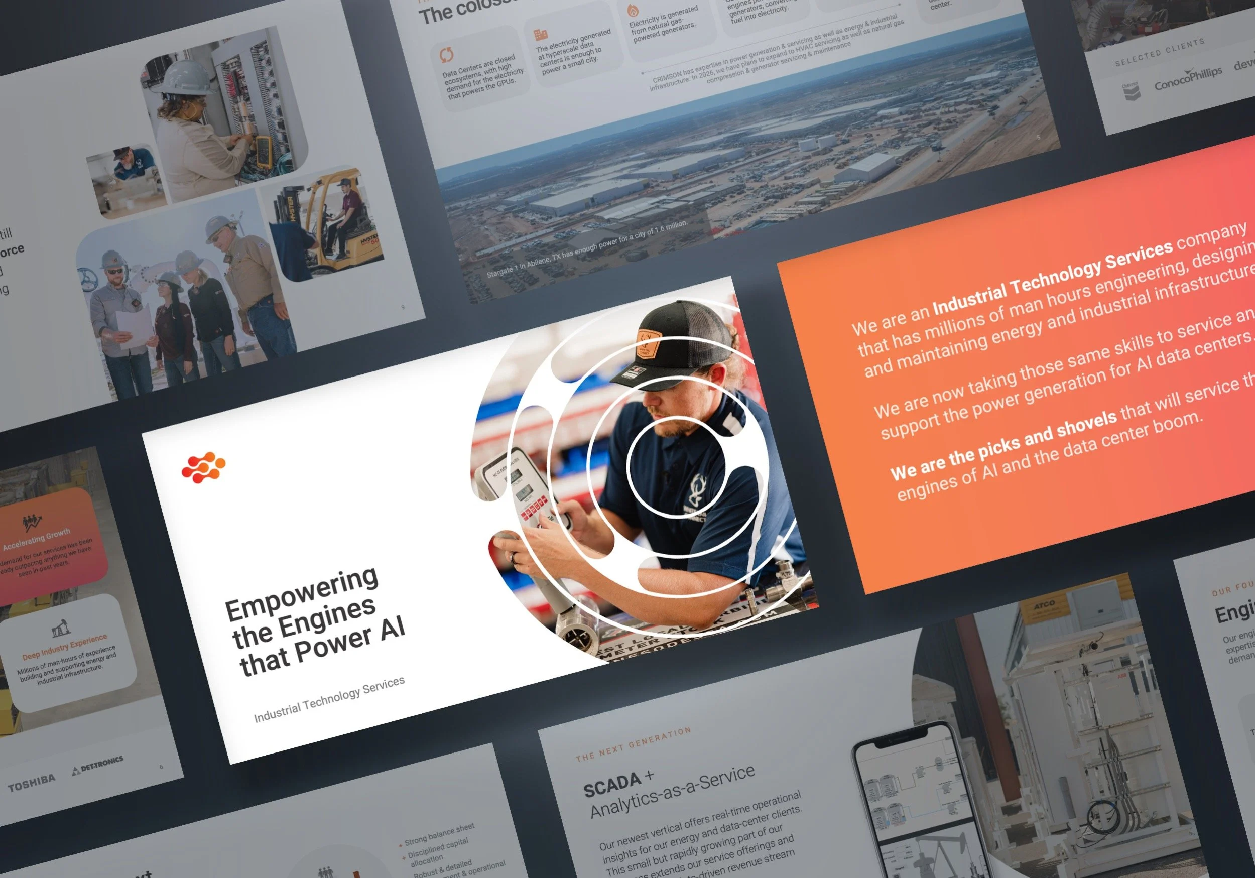 Investor Pitch Deck | Industrial Technology Services