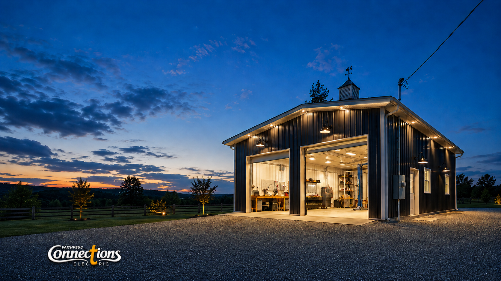Power for Pole Barns, Garages, Sheds &amp; Shop Builds