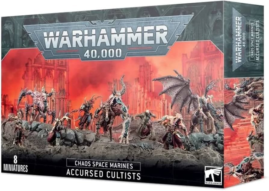 Warhammer 40K : Chaos Space Marines Accursed Cultists