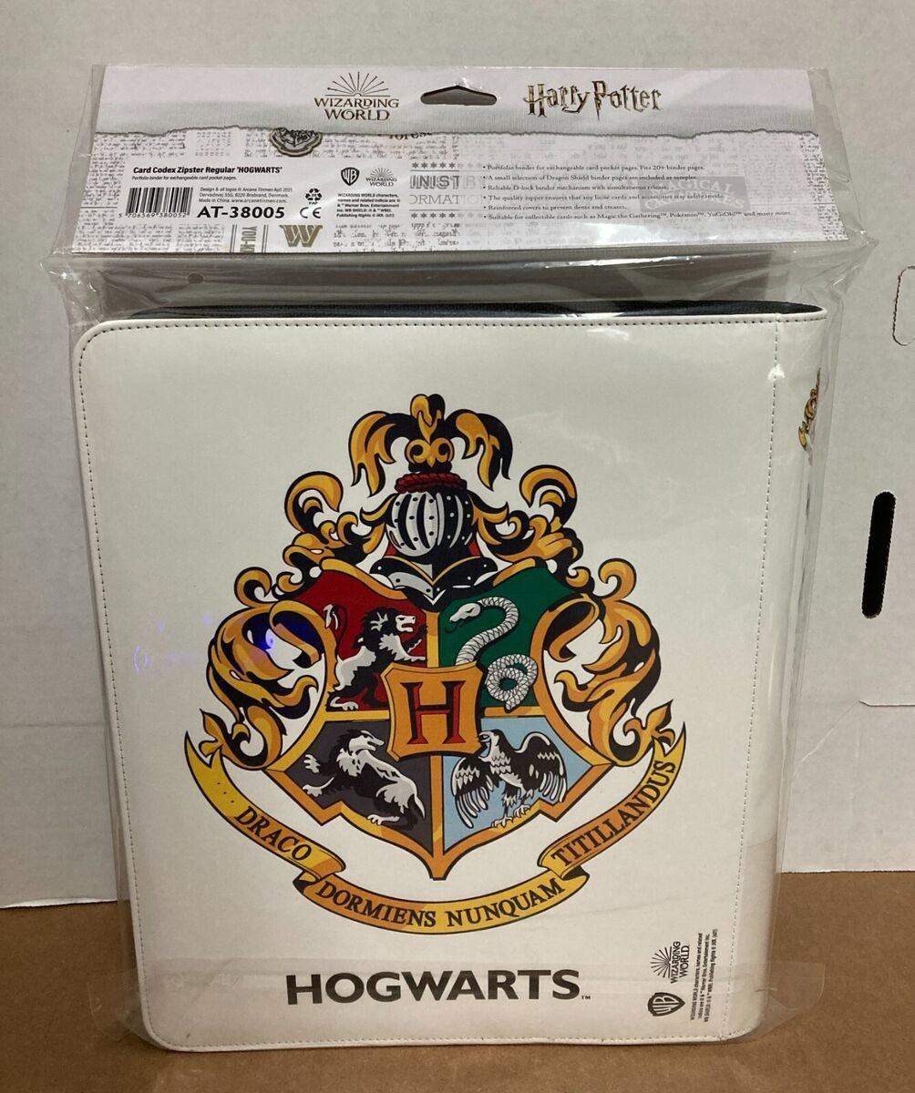 Dragon Shield Binder: Card Codex Zipster Regular- Wizarding World 'Hogwarts'