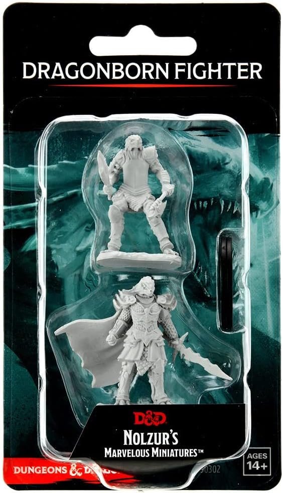 D&D Nolzur's Marvelous Minis Wave 4 Dragonborn Female Fighter