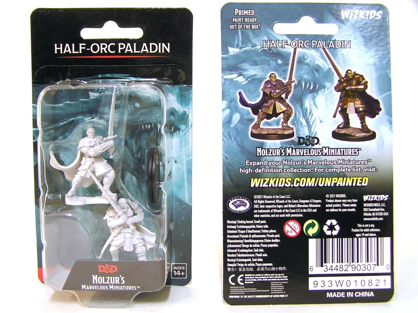 K90307 D&D Minis Wave 15 Half Orc Paladin Male