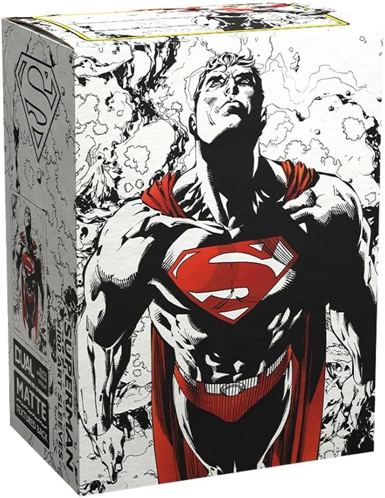 Dragon Shield Sleeves: Standard- Brushed Superman Series 'Superman' (100 ct.)