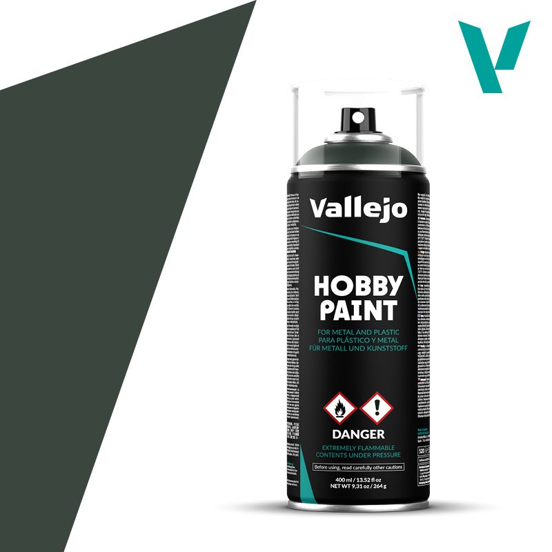 Vallejo Primer: Hobby Paint Fantasy Color Dark Green