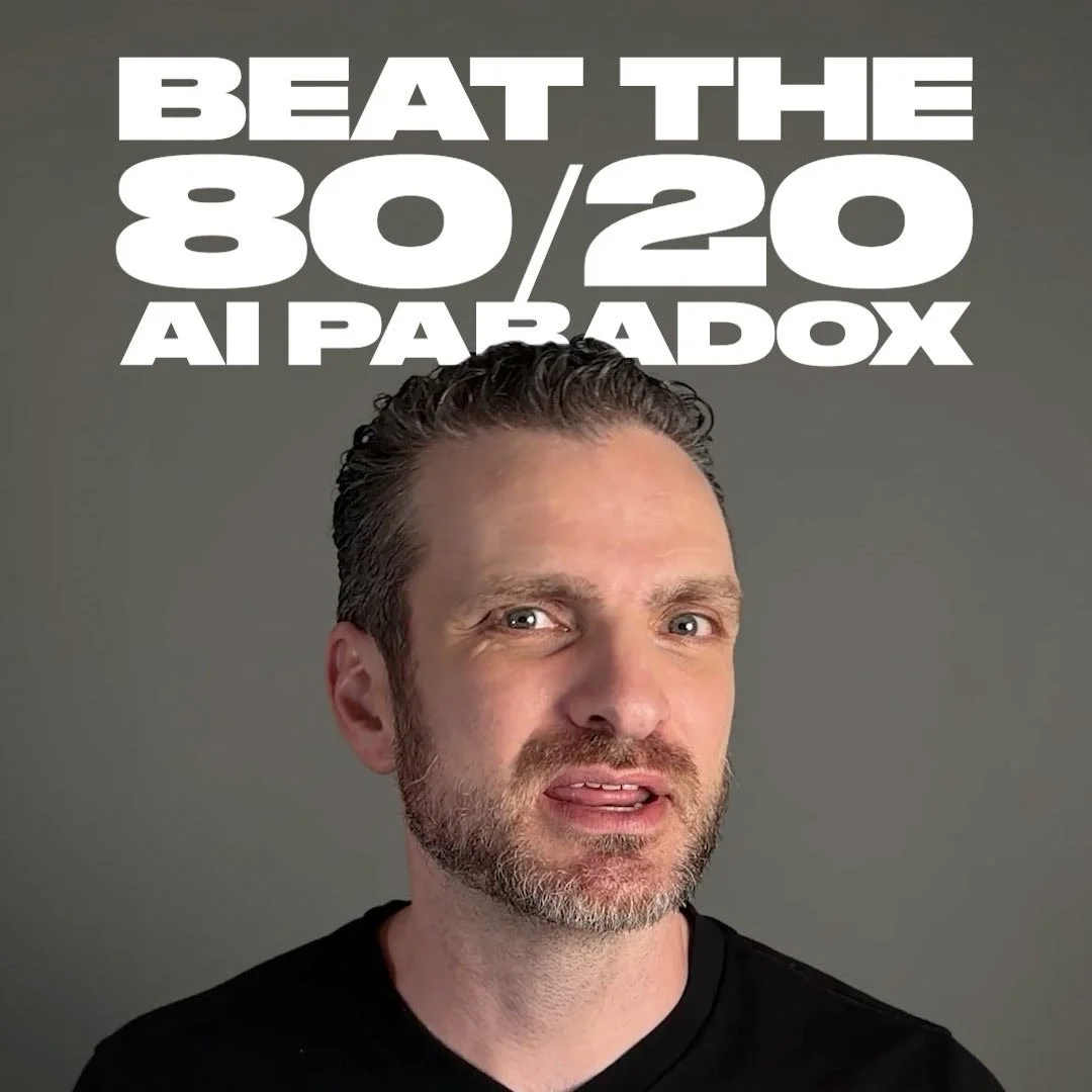 How do you beat the 80/20 paradox of AI?