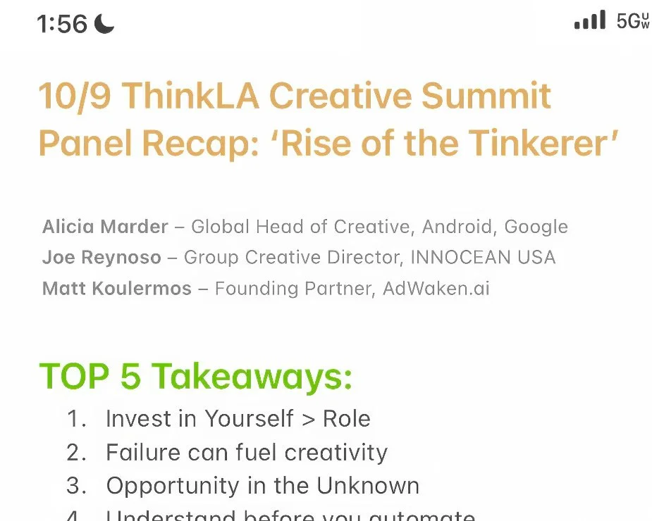 Top Takeaways: 2026 ThinkLA Panel ‘The Rise of the Tinkerer’