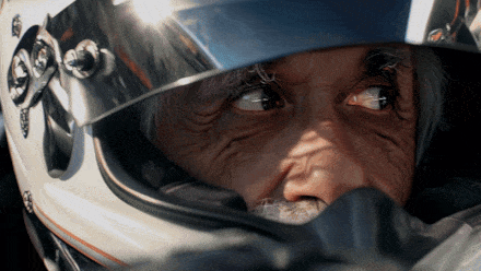 Albert Einstein is ready to race as he feels the need for speed in a action-packed F-1 clip