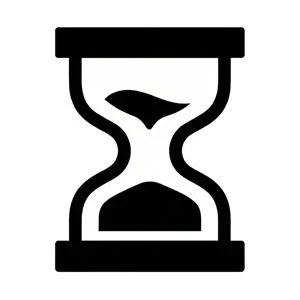 Illustration of an hourglass