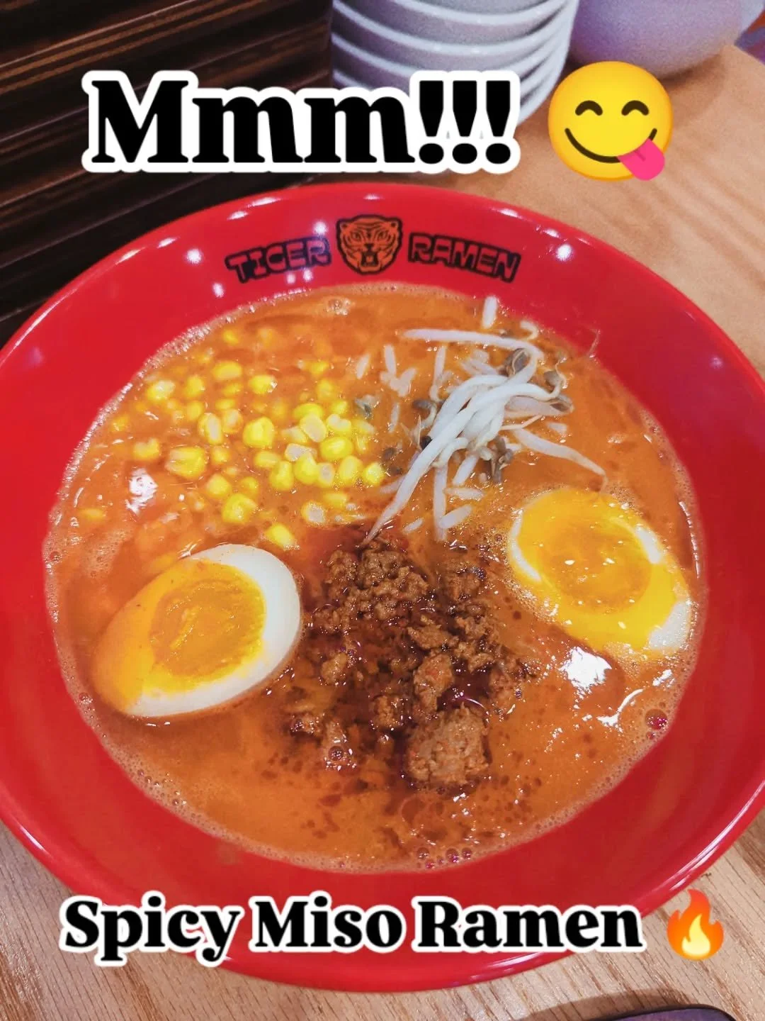 Our signature Spicy Miso Ramen — bold, rich, and full of flavor!
Come and give it a try! 🍜 🔥 
#tigerramen
#spicy #spicymisoramen #ramen #japanramen #japanesefood #dallas