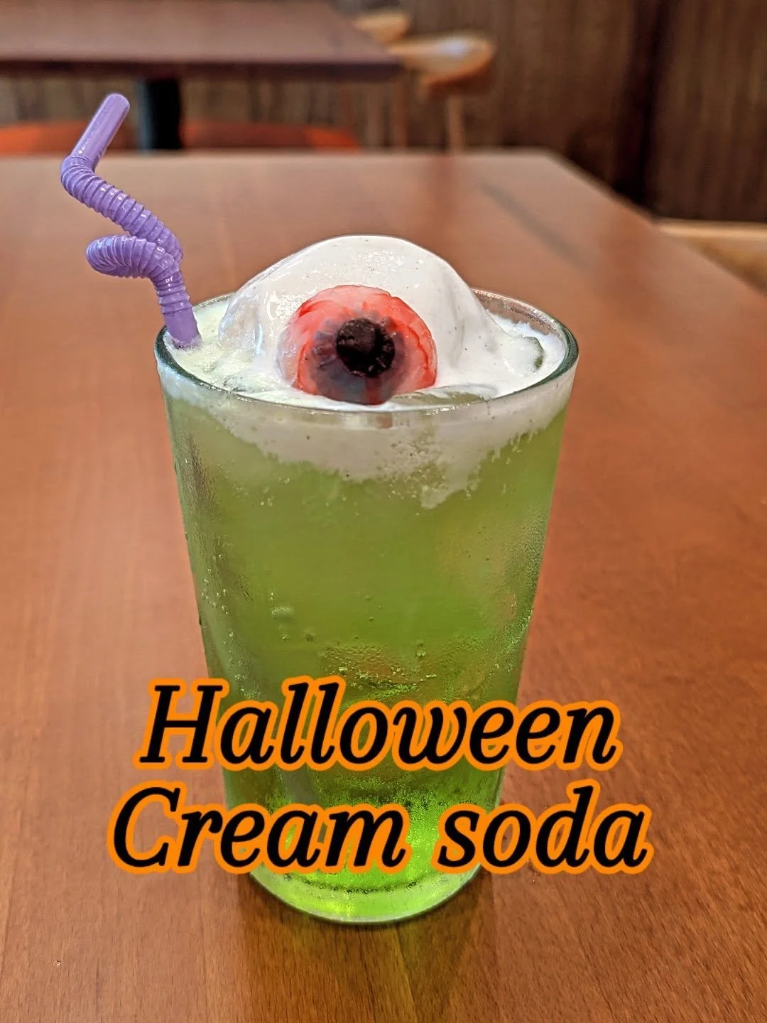 💚 Halloween Special Alert!
Our spooky “Eyeball Cream Soda Float” is here — $7.99!
Available starting today for a limited time.
Come and taste the Halloween spirit! 👻✨
#HalloweenDrink #SpookySeason #LimitedEdition #RamenShopTreats
