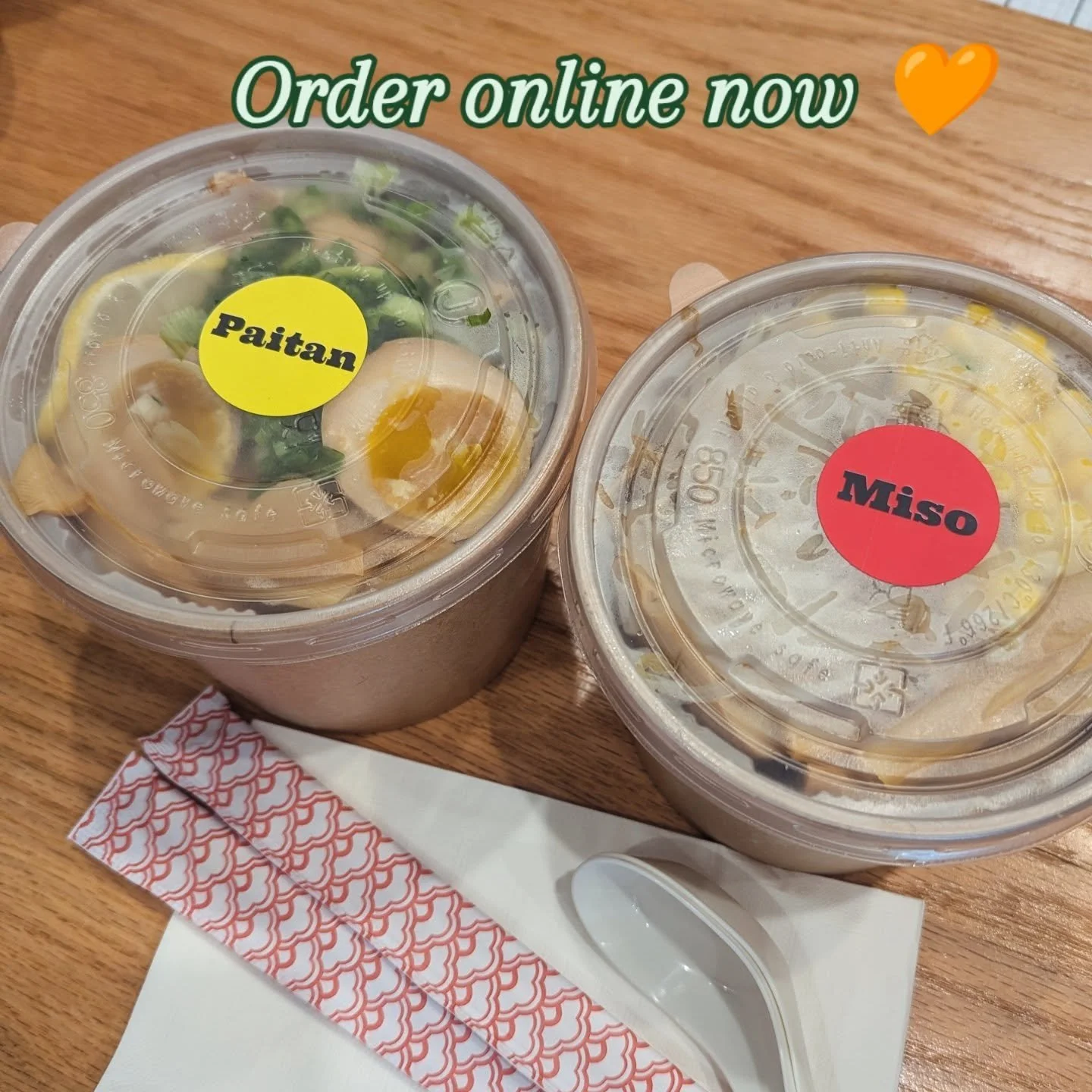 Too tired to go out? 
We’ve got you covered!
Enjoy our ramen at home —warm, cozy, and full of flavor.  Just order online now 🍜😋
#tigerramen #onlineorder #takeout #togo #ramen #japanesefood #paitan #misoramen #dallas