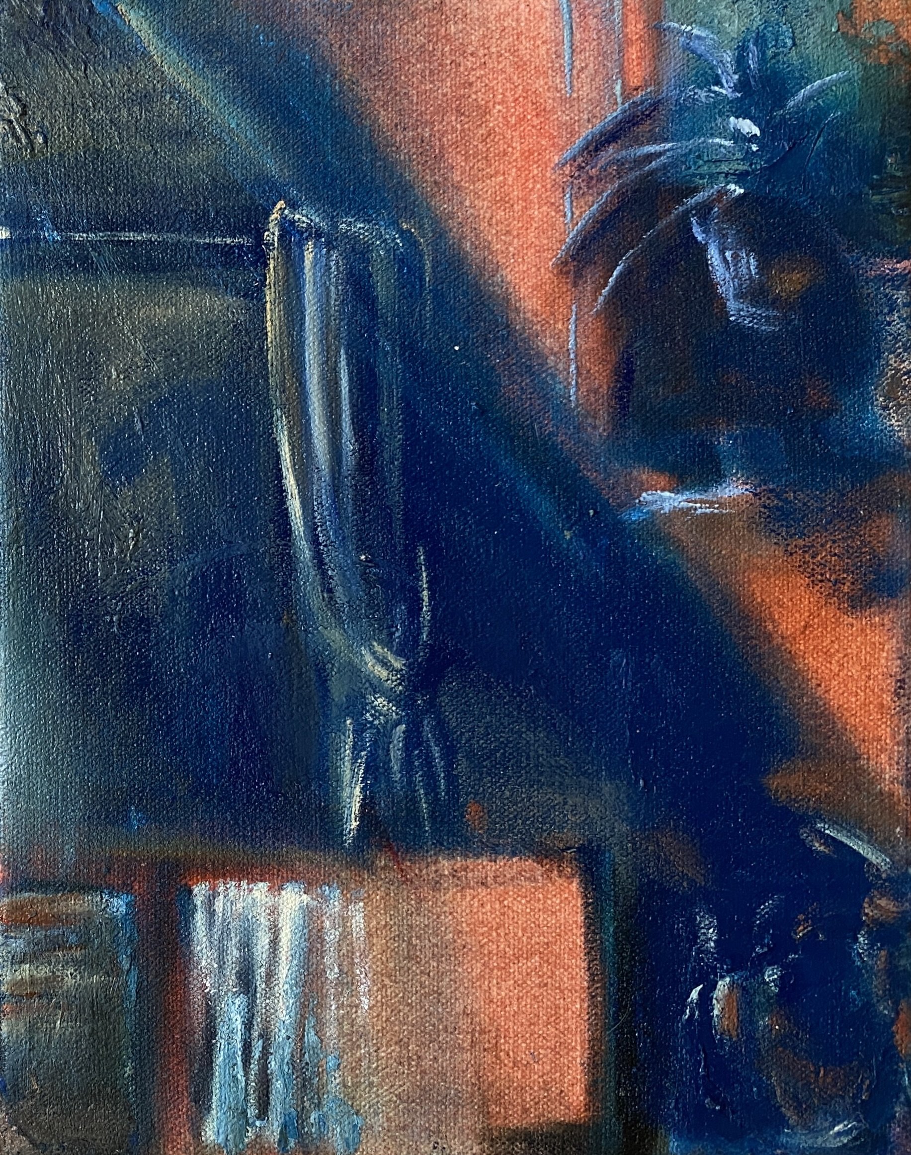 Niti Étude, (diptyque) 9x14", Huile sur toile, 2026, $195