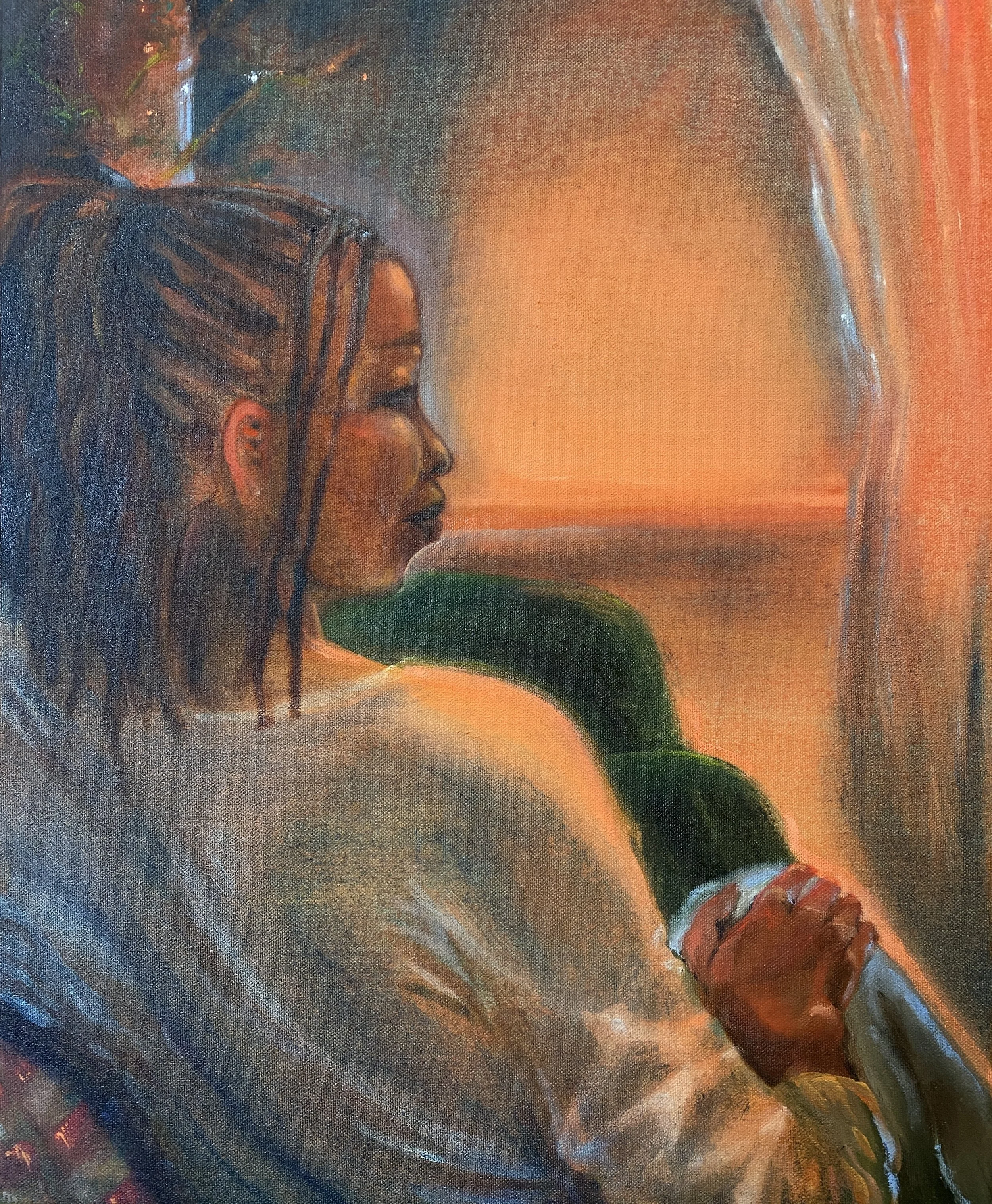 Cocoon, 16x20", Huile sur toile, 2026, $380