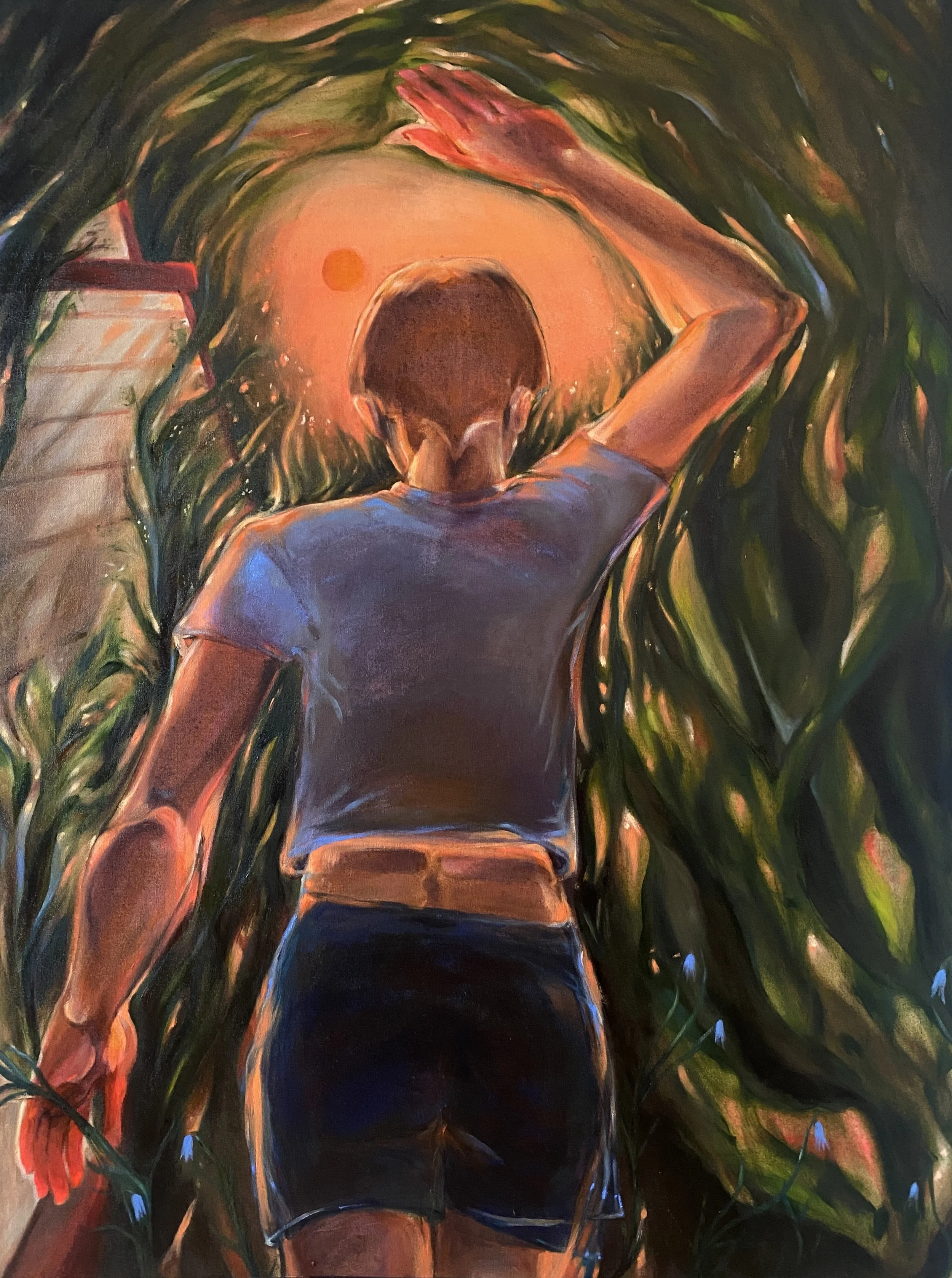 The Lighthouse, 36x48", Huile sur toile, 2025, $2375