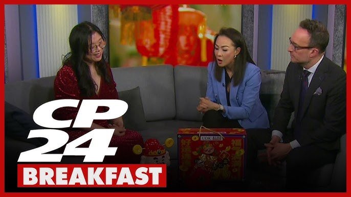 three people on a news show