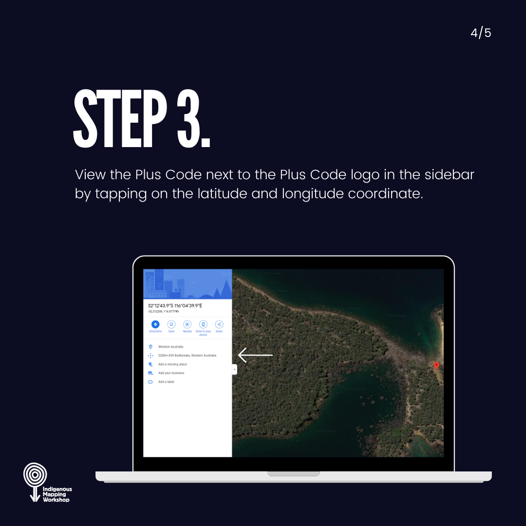 How to create an address using Google Plus Codes — Winyama