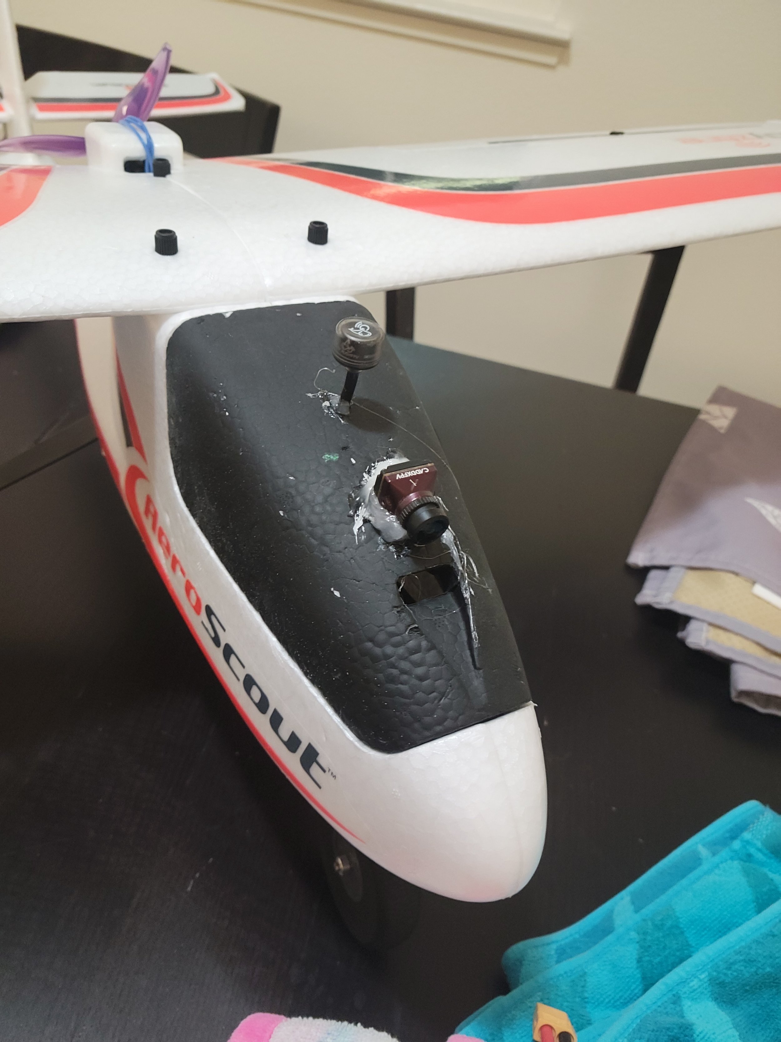 Original Plane I was using for unassisted FPV with no OSD.