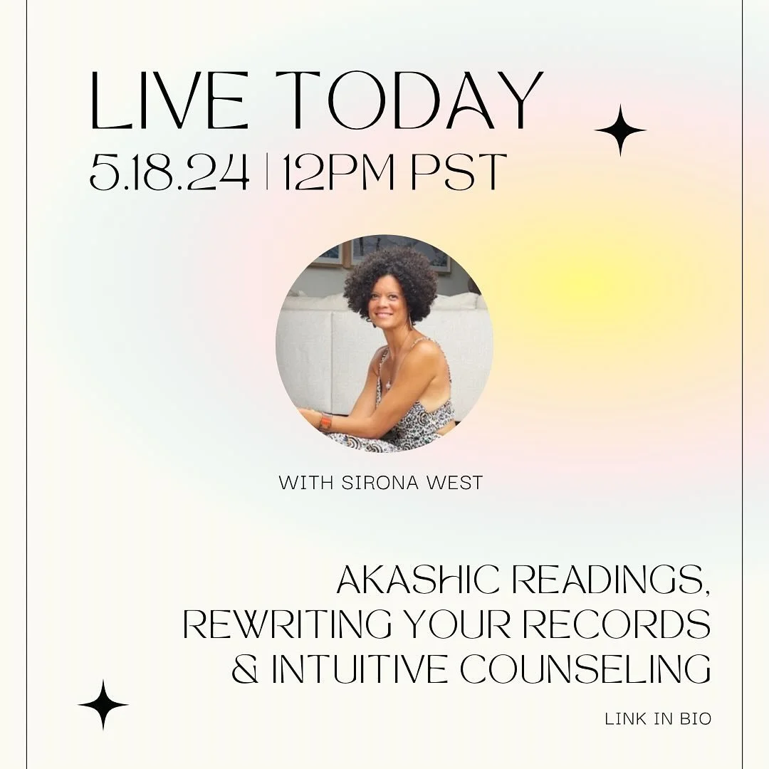 Join me today to receive answers to the questions keeping you up at night; mental, emotional, physical healing and guidance for your life! 

We&rsquo;ll gather on Clubhouse for Akashic Readings, Rewriting your Akashic Records and Intuitive Counseling