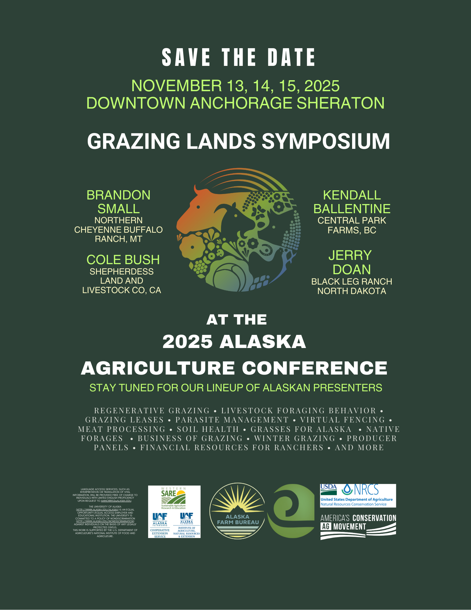 Alaska Grazing Lands Symposium