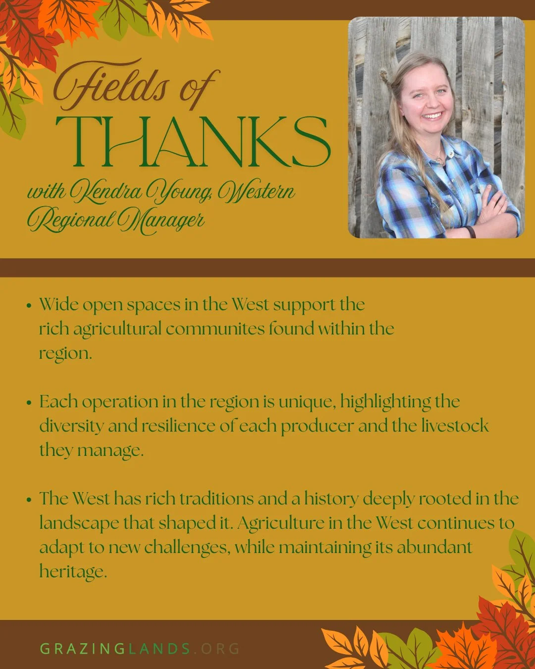 This Thanksgiving season, the NatGLC team has much to reflect on and be grateful for. We invite you to join us in taking a moment to appreciate all the gifts we have received, and stay tuned for more reflections in the coming week!