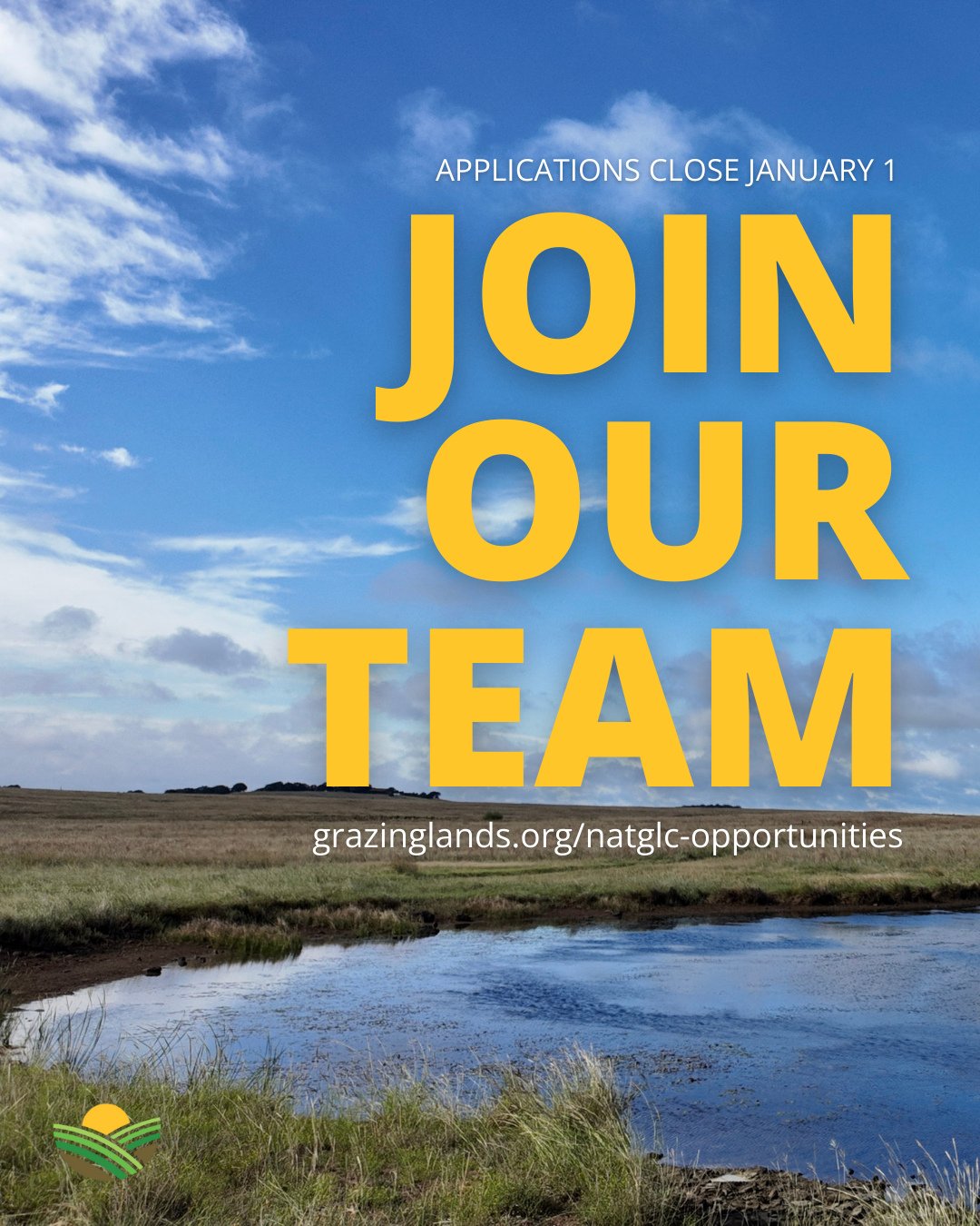 Don't miss this opportunity to join our NatGLC team. We are hiring two Grazing Lands Network Program Directors to support thriving grazing communities across the Southwest and Southern Plains.⁠
⁠
📍 Arizona&ndash;Texas⁠
📍 New Mexico&ndash;Kansas⁠
⁠
