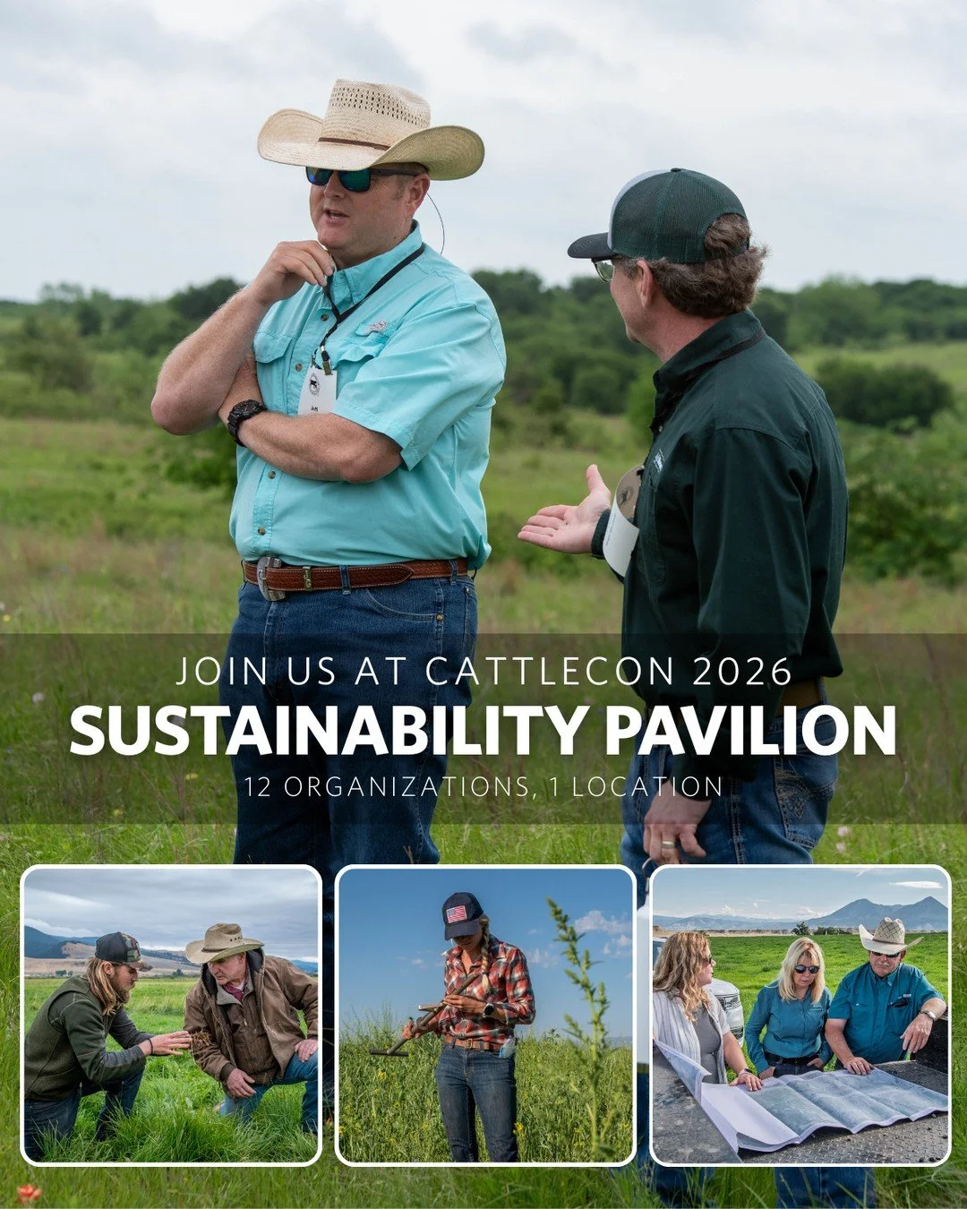 Headed to CattleCon 2026? Make sure the Sustainability Pavilion is on your list!��⁠
⁠
Connect with 12 leading organizations in beef sustainability (all in one place!) and get practical, hands-on guidance to strengthen your operation&rsquo;s profitabi
