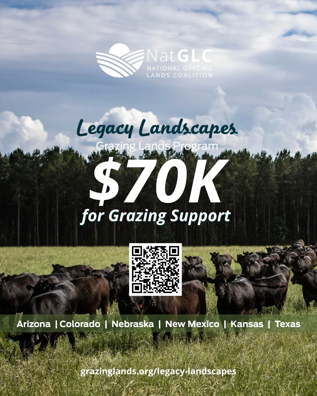 ⁠
Fill out an interest form today, link in bio.⁠
⁠
Legacy Landscapes helps ranchers in Colorado, Nebraska, New Mexico, Kansas, Arizona, and Texas improve their grazing lands, strengthen their operations, and access new markets. Participants can recei