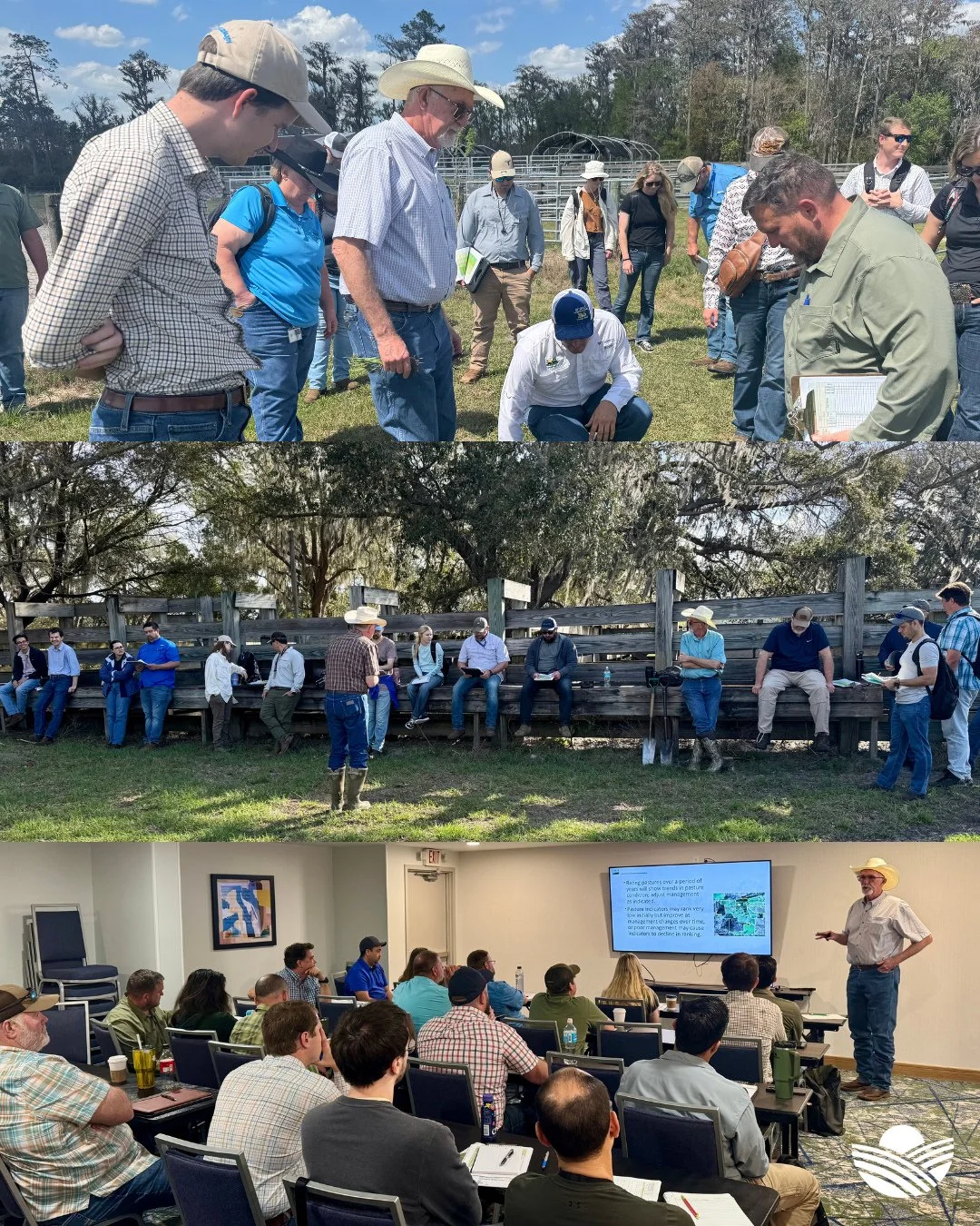 Last week, 25 participants gathered in Gainesville, FL for a Pasture Condition Scoring training, where NRCS staff had the opportunity to strengthen their skills in evaluating pasture health and grazing management. ⁠
⁠
Working alongside North Central 