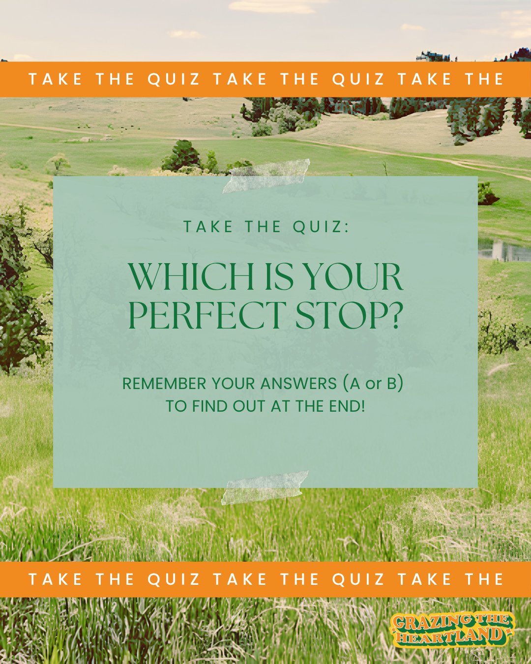 Find the bus tour stop that's the best fit for you. Take the quiz now!