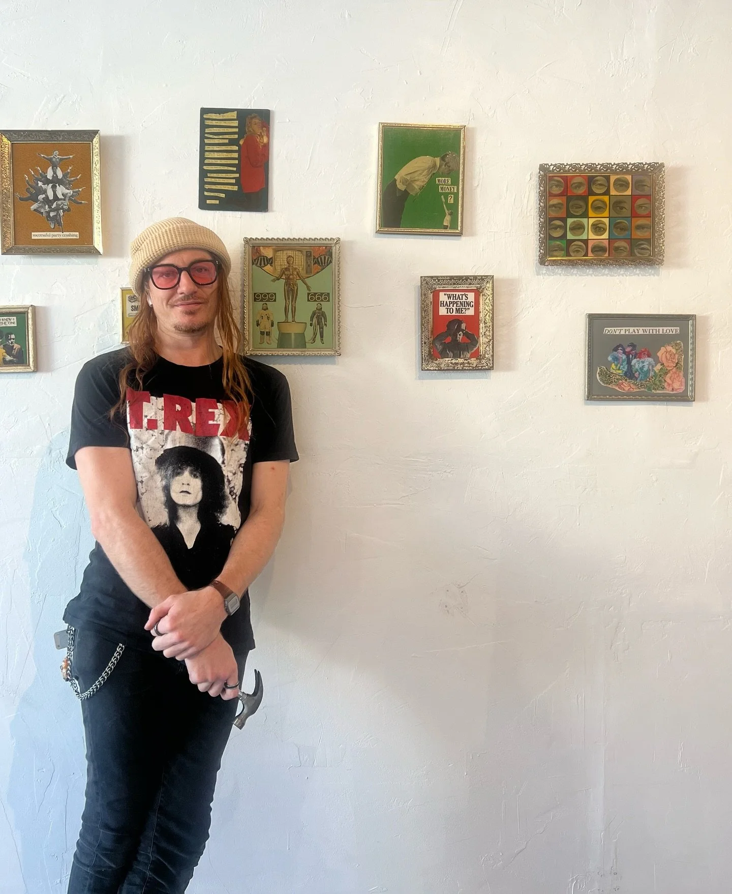 Tonight in the @savagemysticart gallery! Come join us for @jasonkellart and his reception - Welcome To Kell! We&rsquo;ll be here with light refreshments and manic smiles from 7pm - 9pm! ✨