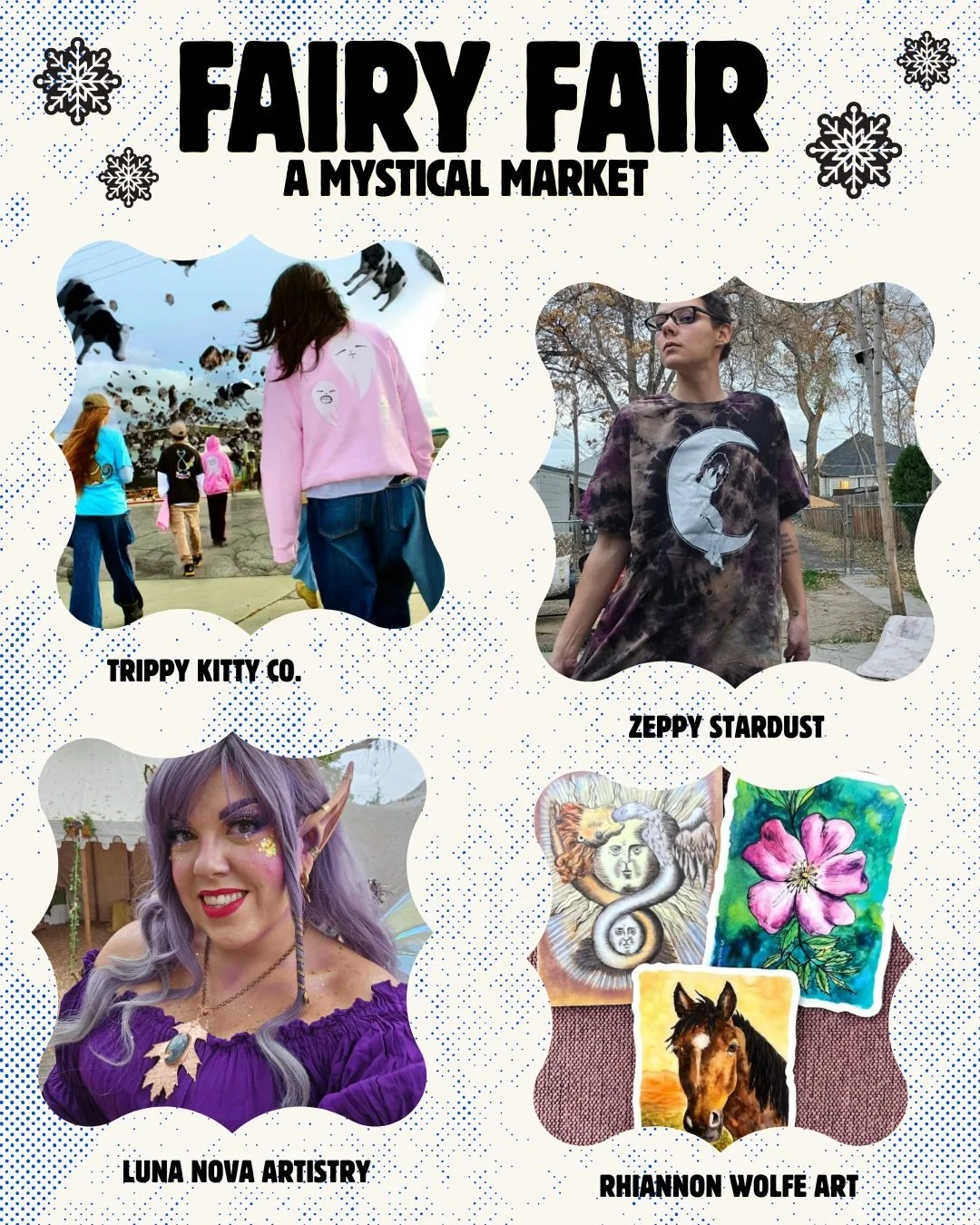 Are you ready for Fairy Fair? Check out some of our fantastic vendors and their wares. 

We&rsquo;ve got beauties and baubles, snark and sweets, art and adornments! All  the fun weird wonders that your fairy heart needs! ❤️&zwj;🔥