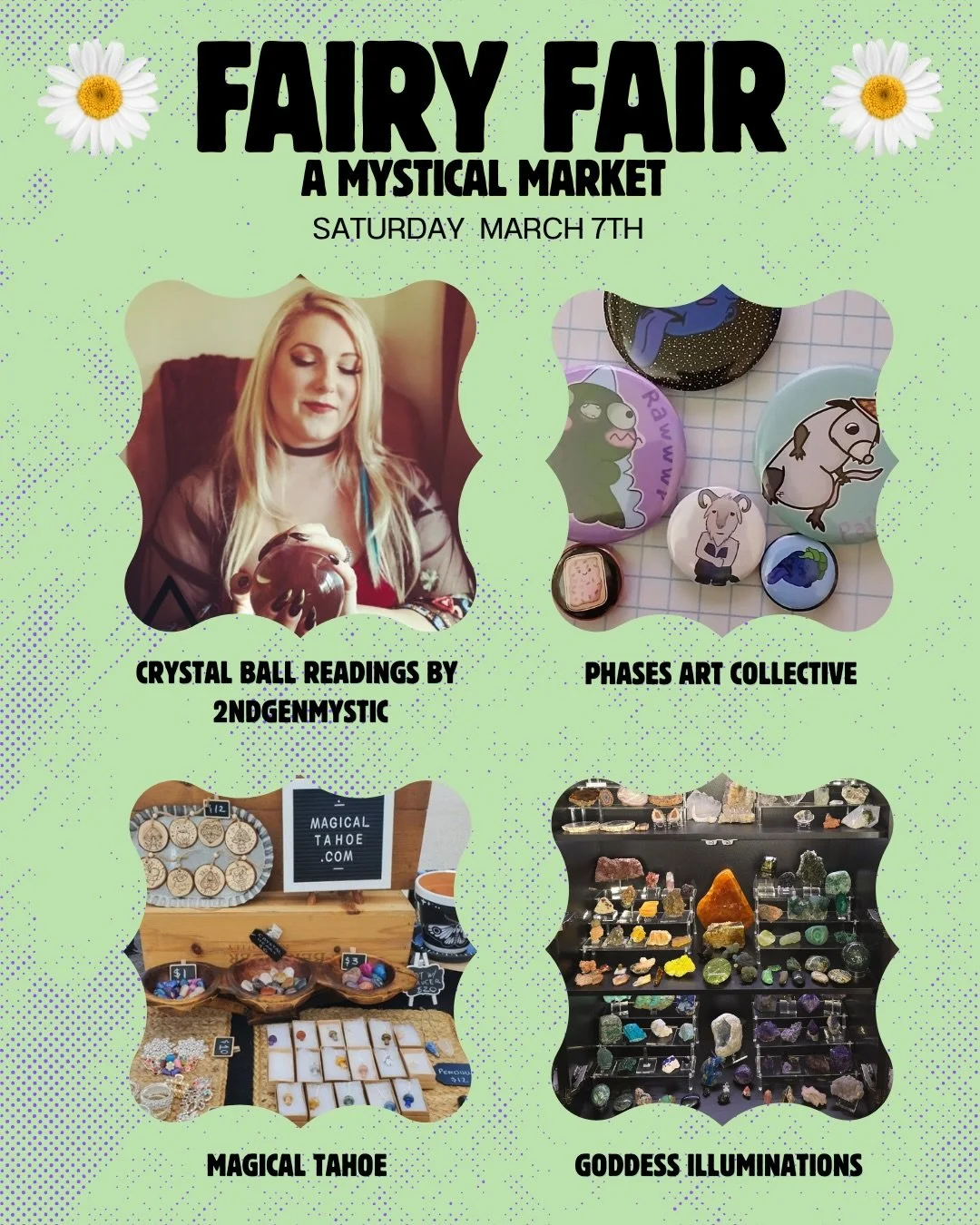 Another round of amazing local vendors joining us at our Spring Fair! 🧚✨ Who are you excited to see?