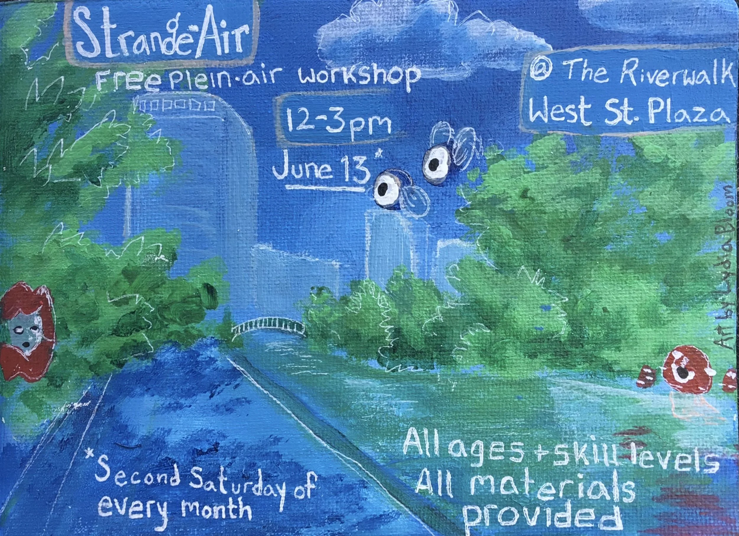 Strange-Air Painting with The Potentialist at the Riverwalk