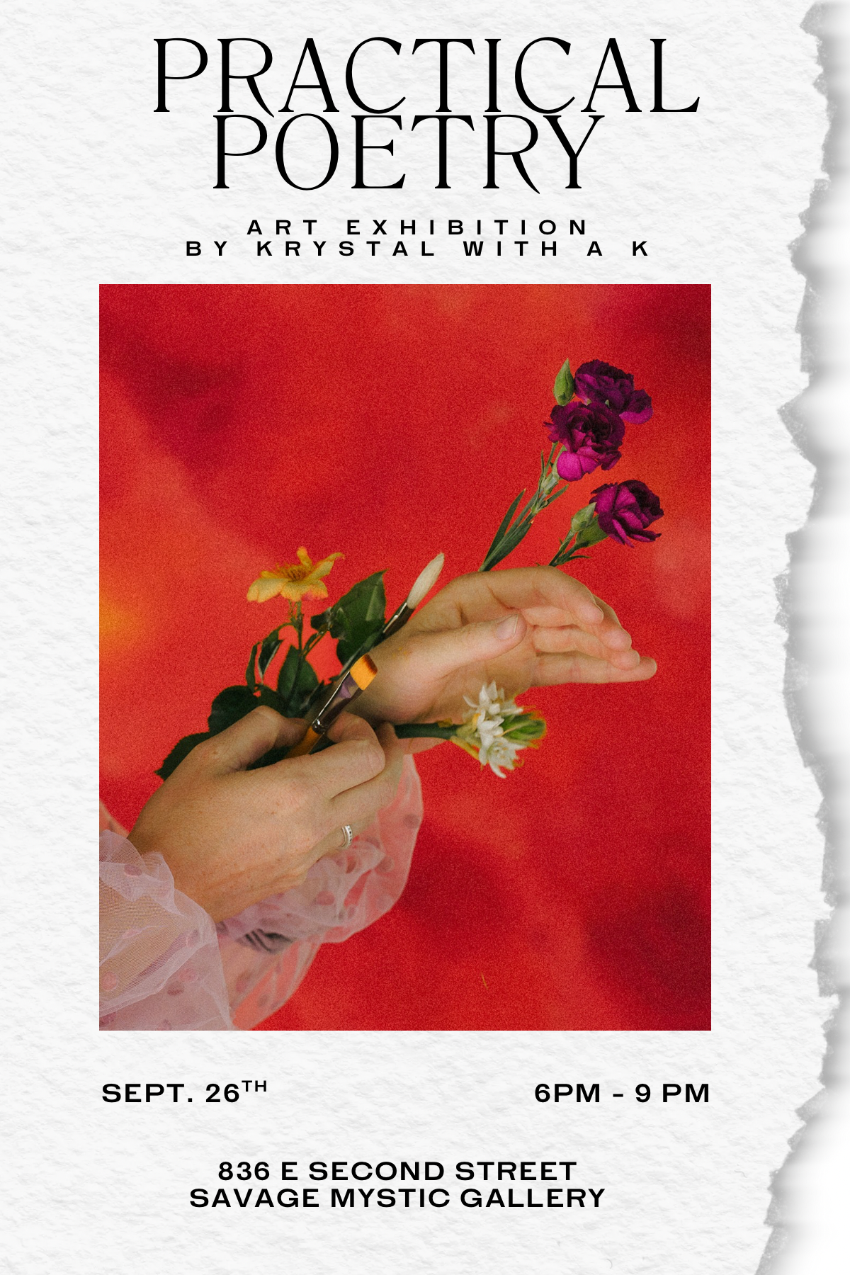 Practical Poetry Artist Reception: Krystal with a K
