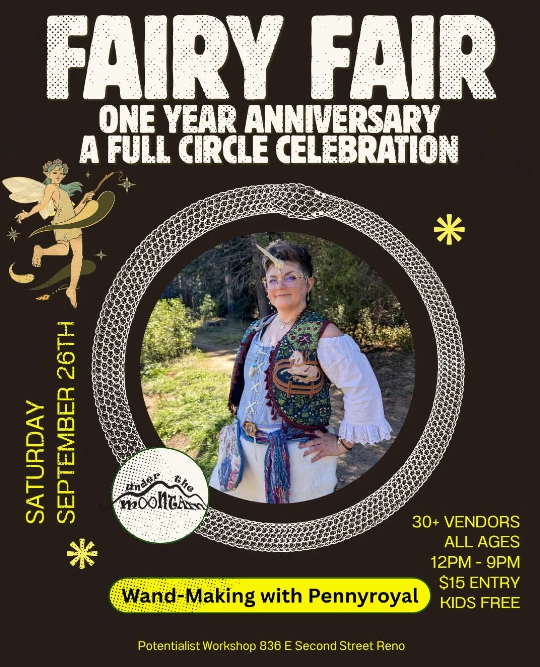 The supplies are gathered and our unicorn is ready! Come make a magic wand with Pennyroyal at Fairy Fair tomorrow! We&rsquo;ll see you there! ✨