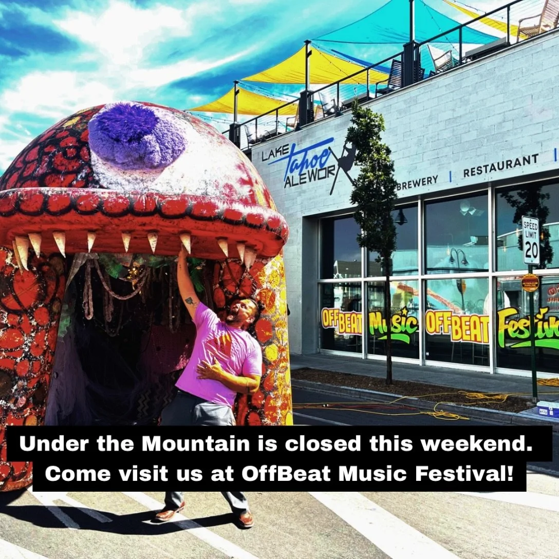 Ignacio is out and about at @offbeatfest this weekend! Come visit him and our art ringleader @pan.pantoja! Pan will be live painting and slinging teddy bears! Come snap a photo in Ignacio&rsquo;s blanket fort belly! See ya there! ✨👹