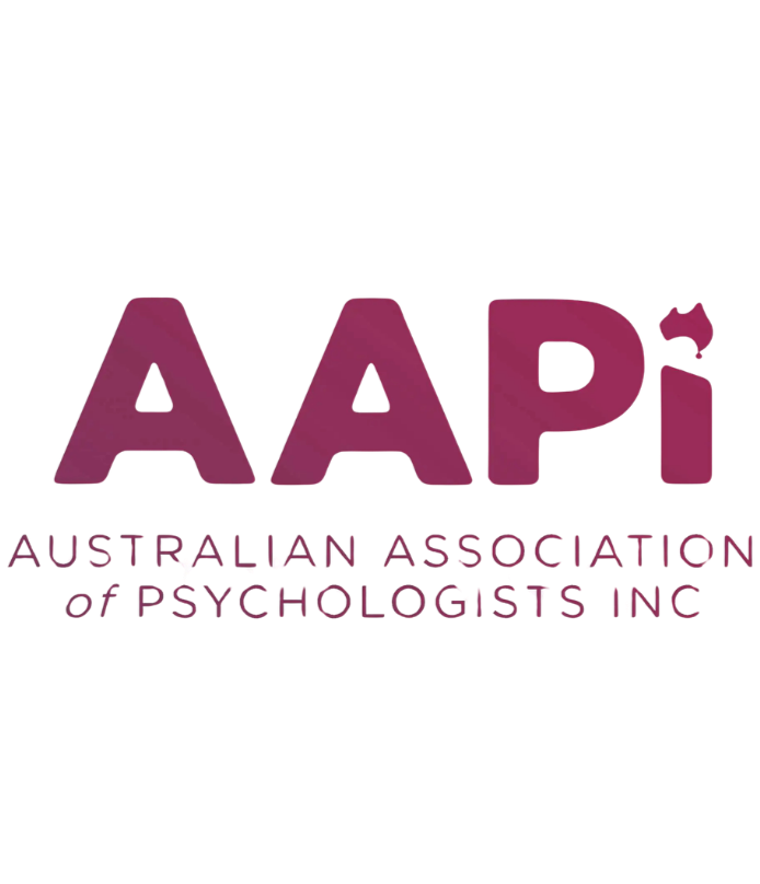 Logo of the Australian Association of Psychologists Inc., with the acronym 'AAPi' and stylized letters.