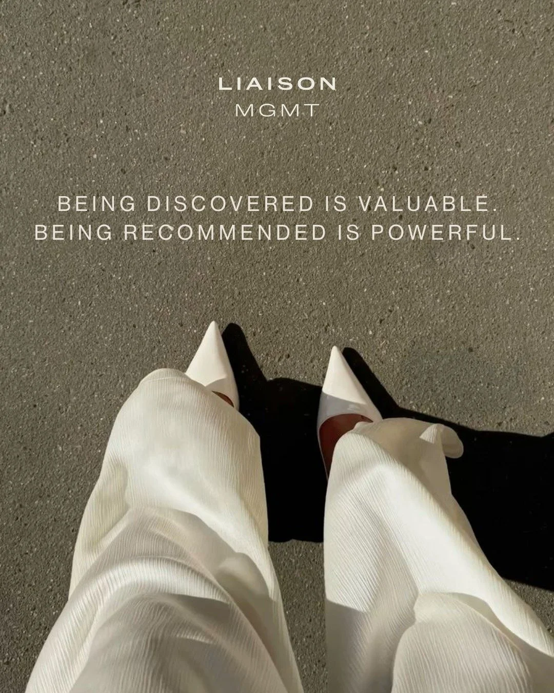 We hear it often, but I'll continue to say it again and again...

The strongest partnerships are built through connection. Yes, being discovered is valuable, but being recommended is powerful. When someone arrives through a trusted voice or genuine i
