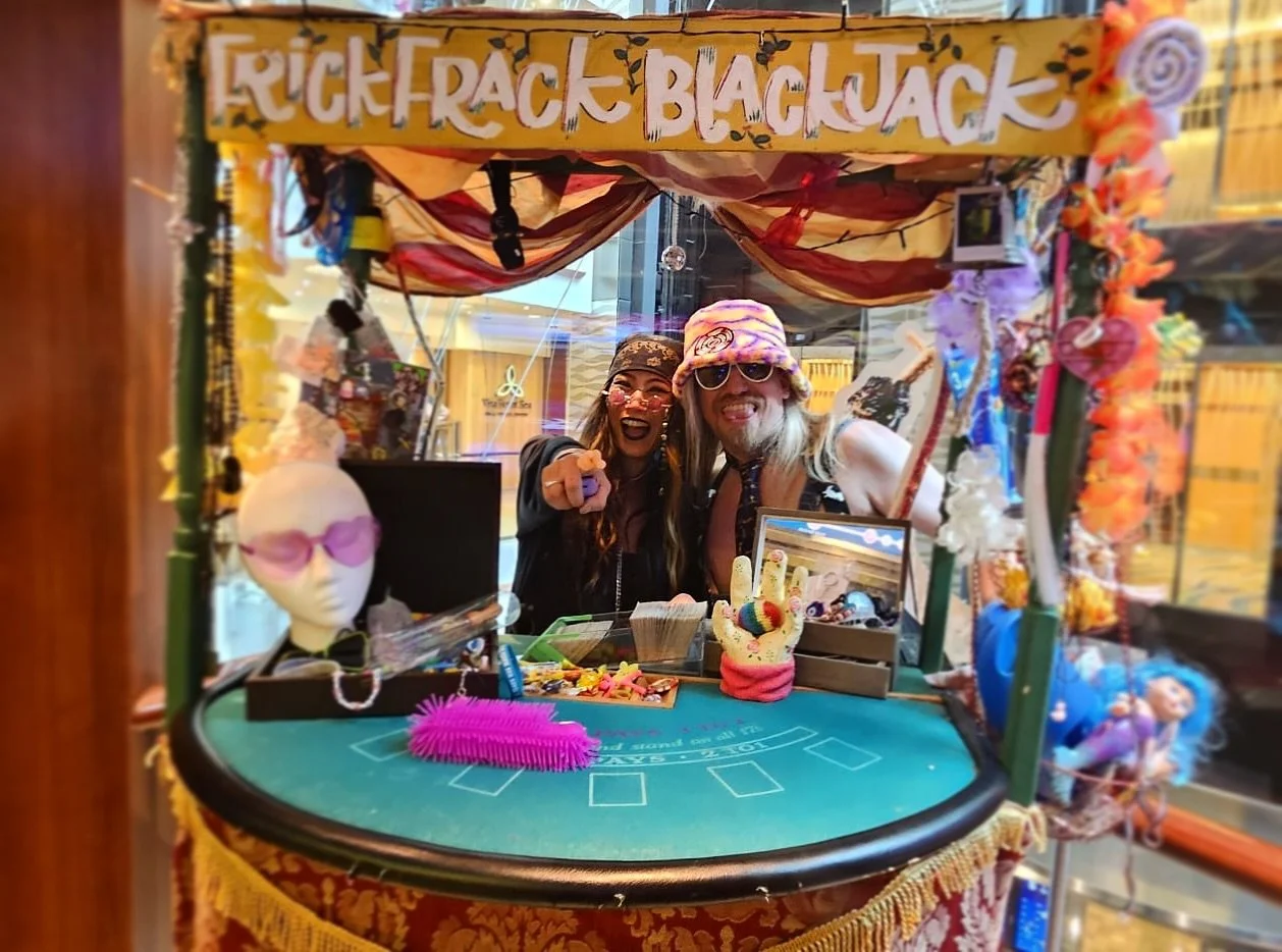 ✨ Guys, gals and non binary pals ✨ 

@frickfrackdenver will be throwin down the biz at  Meow Wolf in a few weeks for the @deepdarkand_dangerous takeover happening on February 22nd! We wanna see your weirdest, wackiest and unhinged (respectfully 💅) b