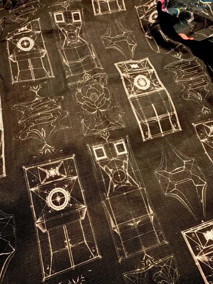 ⁣
⁣
Just got back from @sevenstarsfest and found a sweet lil package on the floor&hellip;. What does it hold?⁣
⁣
⁣
((OUR AOP BUTTON UP MOCKUPS )) *does the worm* ⁣
⁣
We&rsquo;ll be finally dropping the heat this upcoming week Wednesday, October 21st 