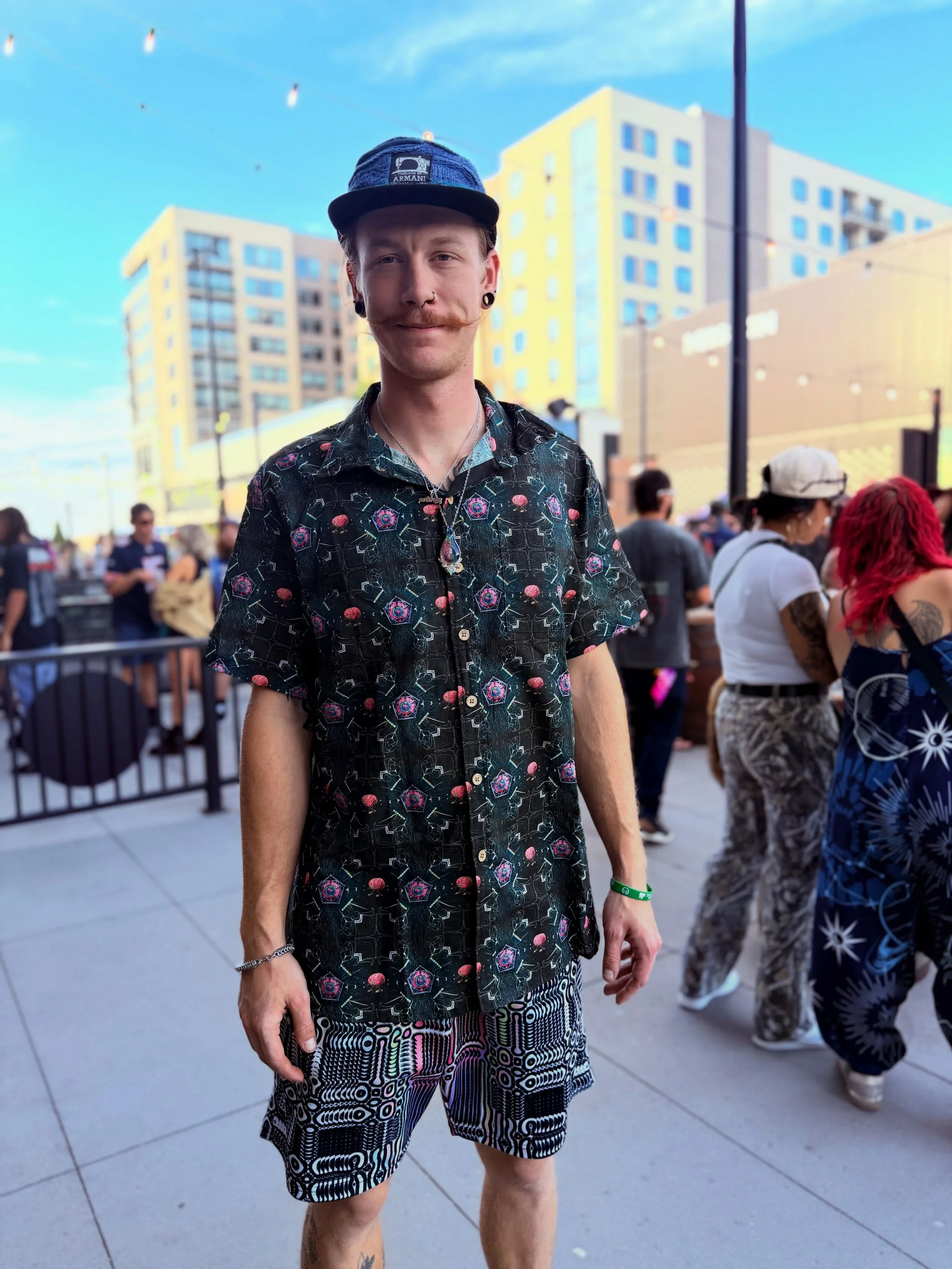 Nothing makes me happier then to be able to swag out my frands ❤️

Pictured here is our new Mickman inspired &ldquo;Reclaimed&rdquo; button up snagged by our son @aj.melts ( <&mdash;. He makes dope glasssss) 

Button ups drop Wednesday on www. Fox