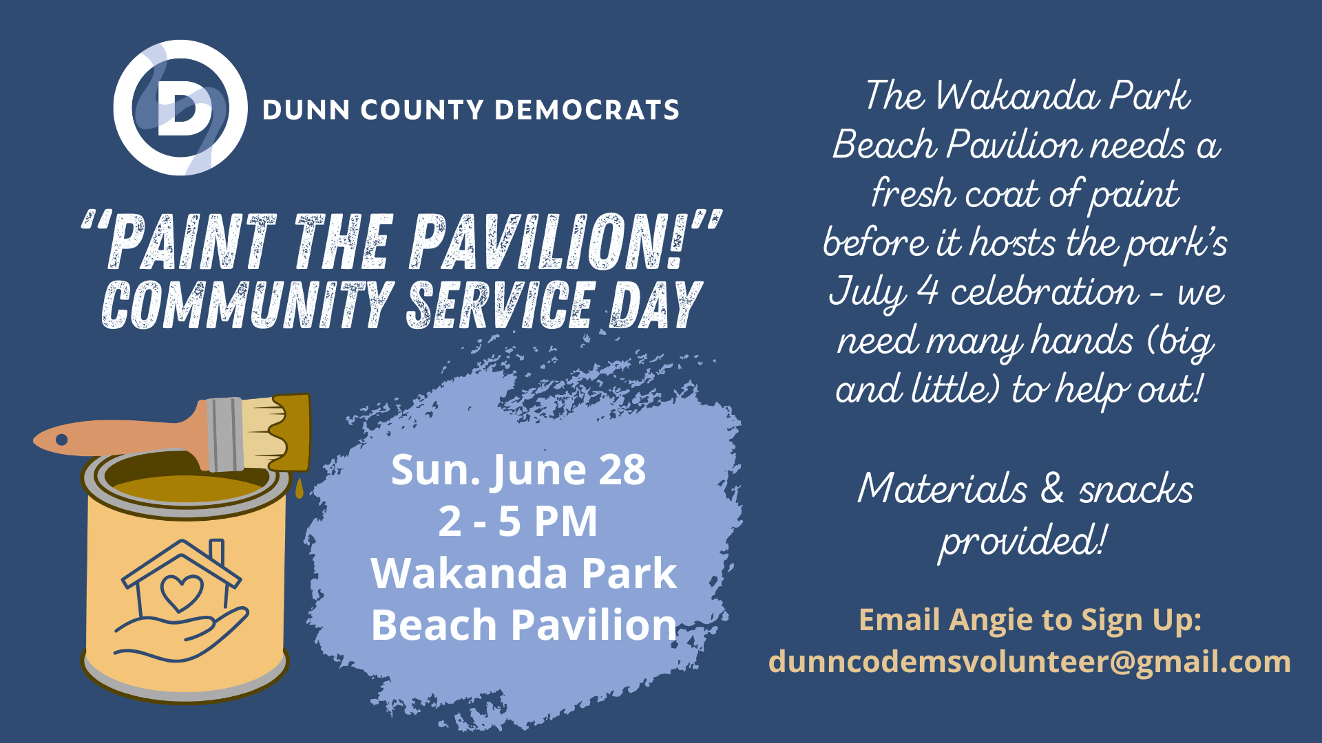 "Paint the Pavilion" Community Service Day