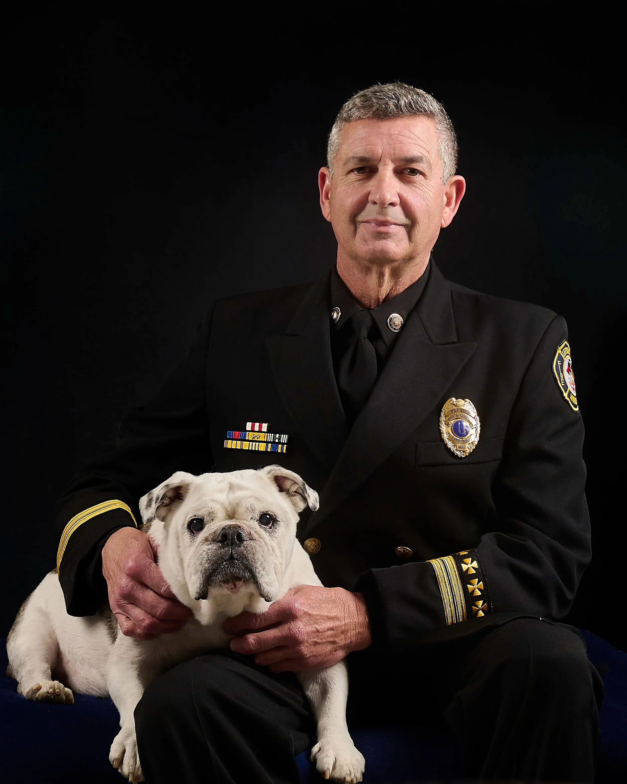 Professional Studio Retirement photography in the Northland by Paws & Snap