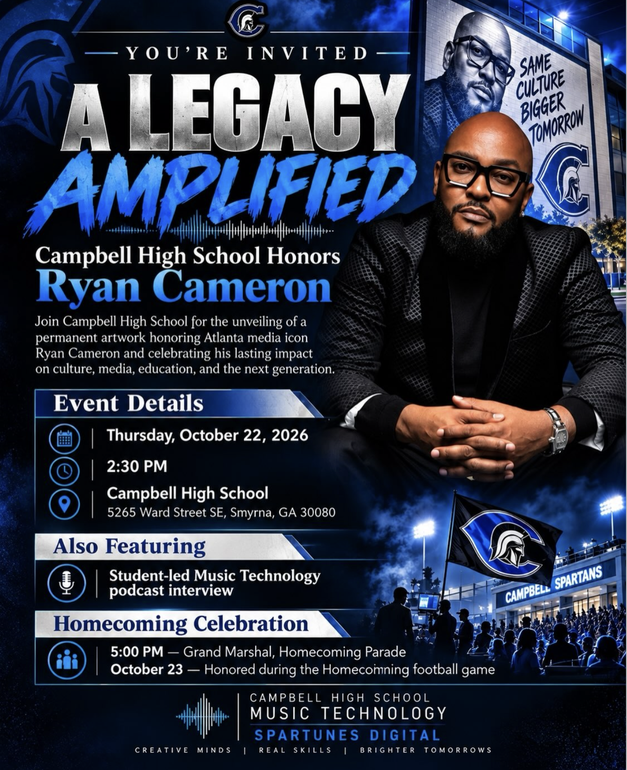 Events | A Legacy Amplified | Ryan Cameron