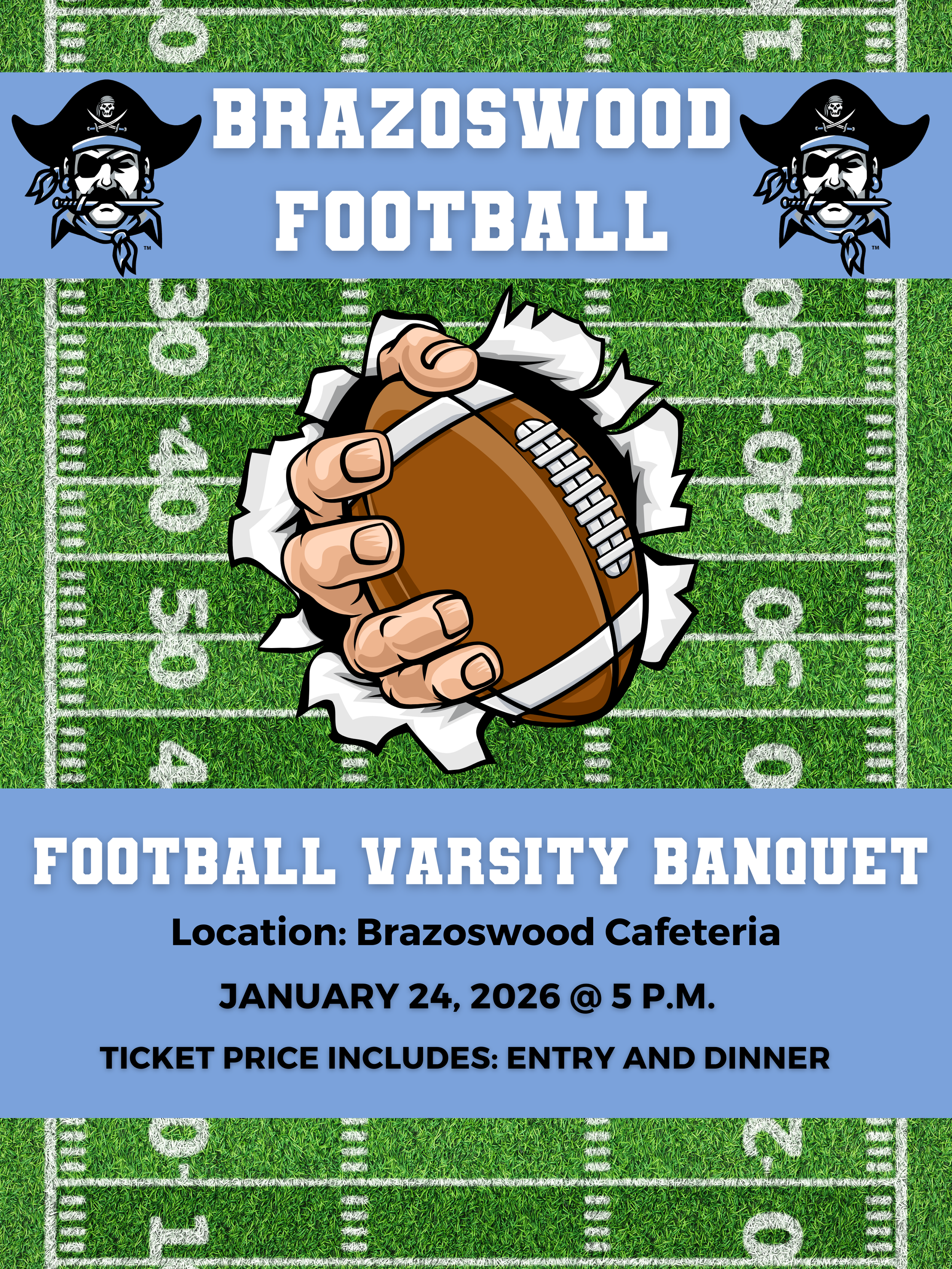 Football Banquet Ticket - Adult