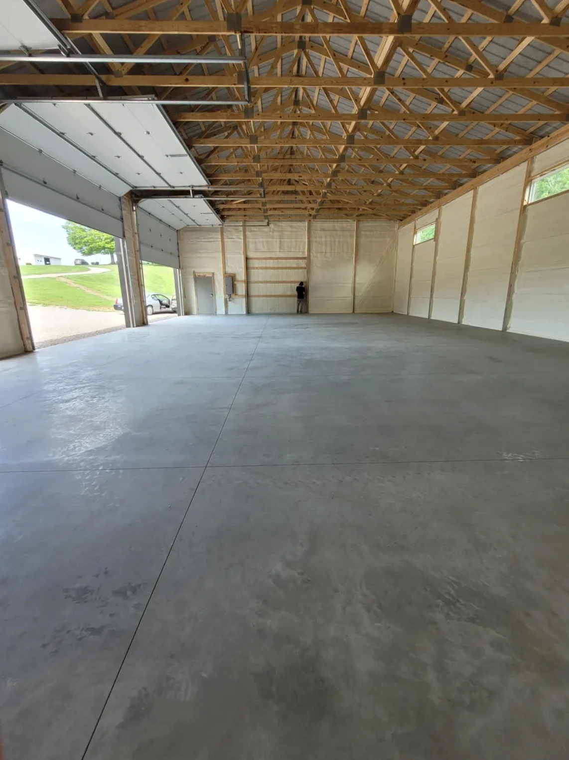 BASE CAMP SPRAY FOAM INSULATION IN GARAGE